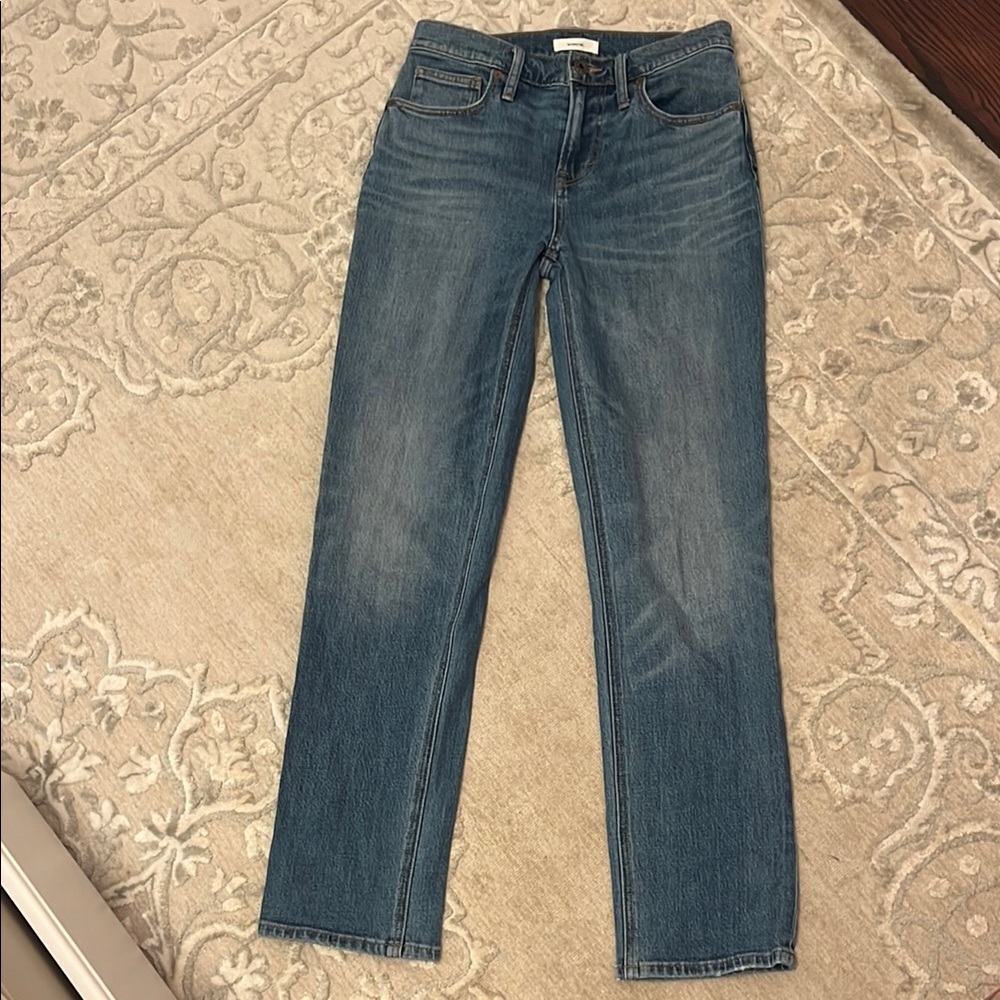 Vince Blue Straight Leg Jeans Classic Denim